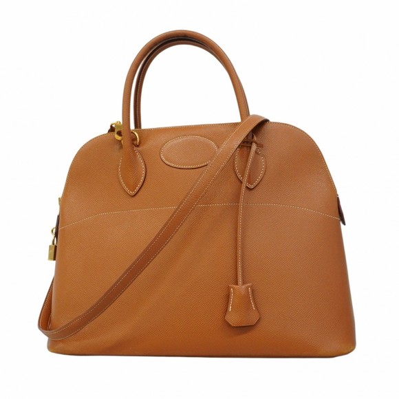 Hermes Hermès Bolide 35 Couchvel Gold Handbag, Women's, B Stamp - Picture 1 of 16